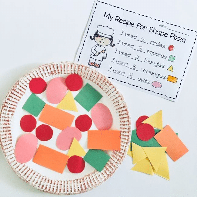 Shape and Color Activities for Toddlers Preschool and Kindergarten