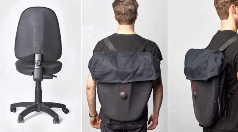 A Chair that Doubles as a Backpack