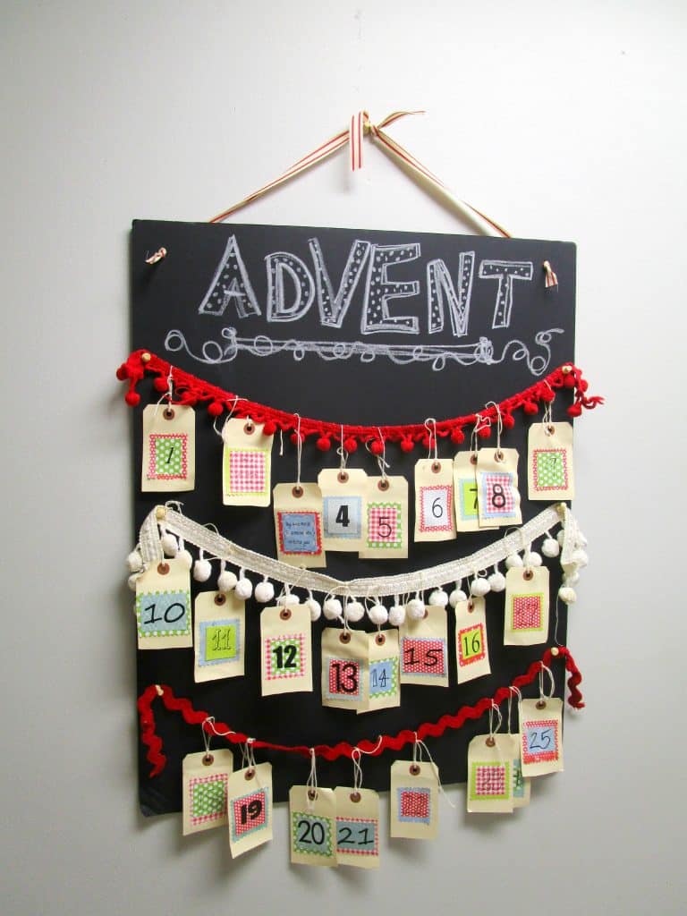 Advent Calendar with Tassels