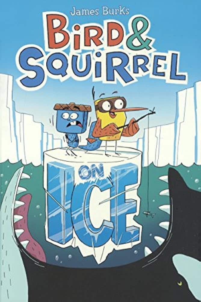 Bird & Squirrel On Ice by James Burks