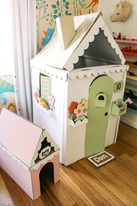 Cardboard Box Playhouse