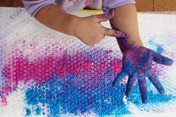 Brillant Toddler Finger Painting Craft! Painting Made Easy for