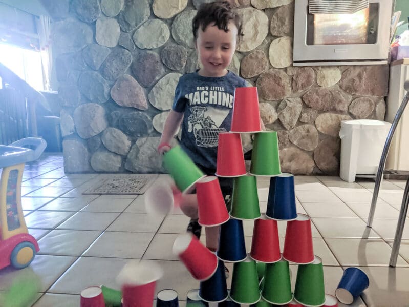 Cup Stacking Challenge