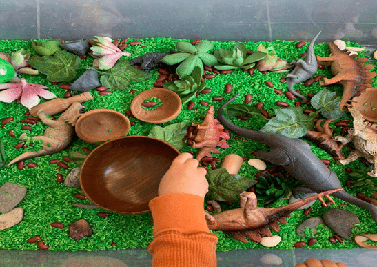 Dinosaur Sensory Bin