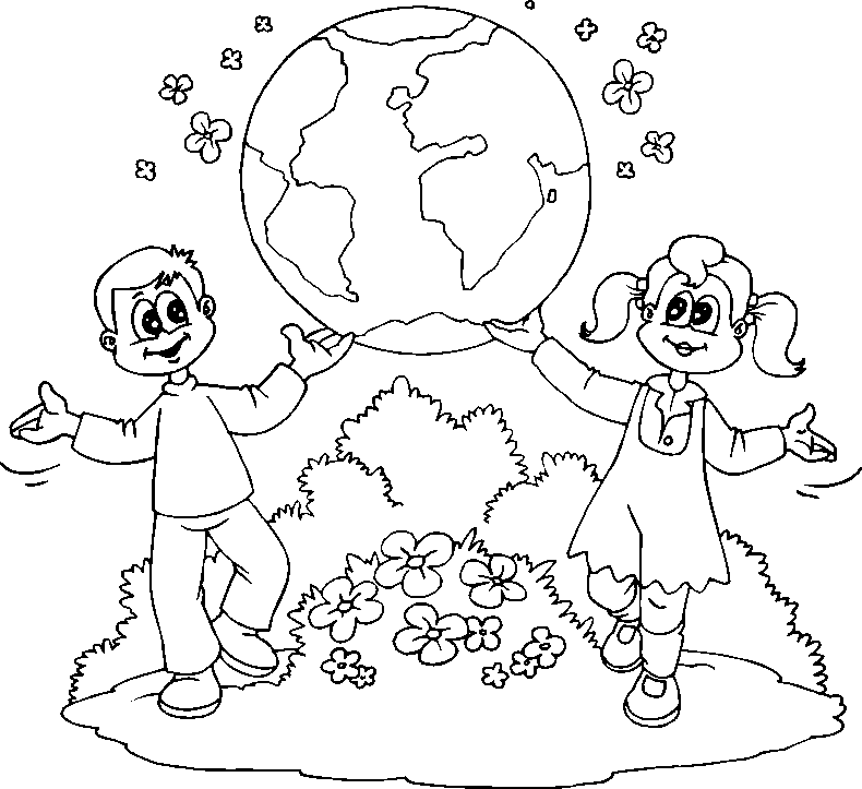 Drawing, Painting and Coloring Earth for Kids & Toddlers