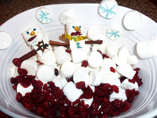 Edible Sweet Winter Sensory Tub