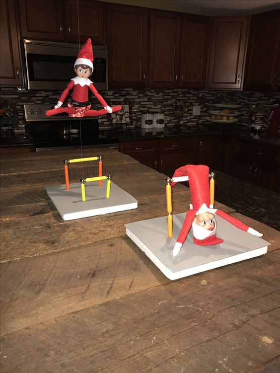 Elf on a Shelf Exercise Routine