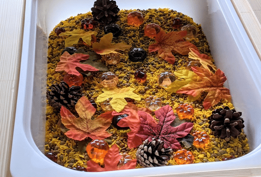 Fall Sensory Bin