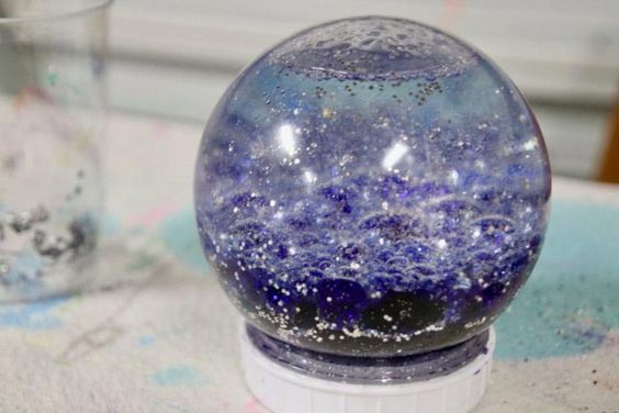 Galaxy Snow Globe