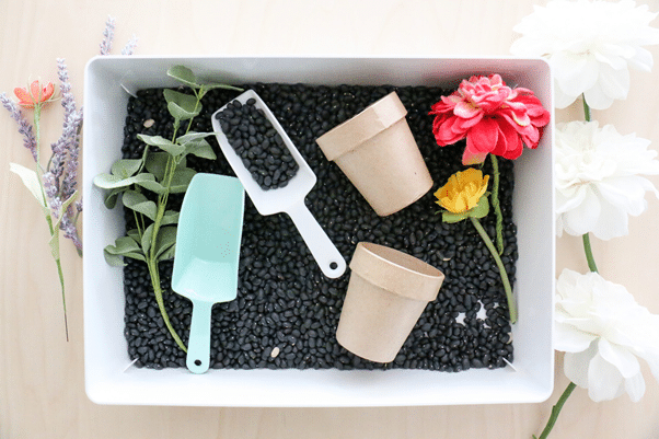 Gardening Sensory Bin