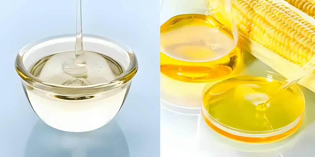 Descriptive Comparison Glucose Syrup vs. Corn System illustrated Tea Cup