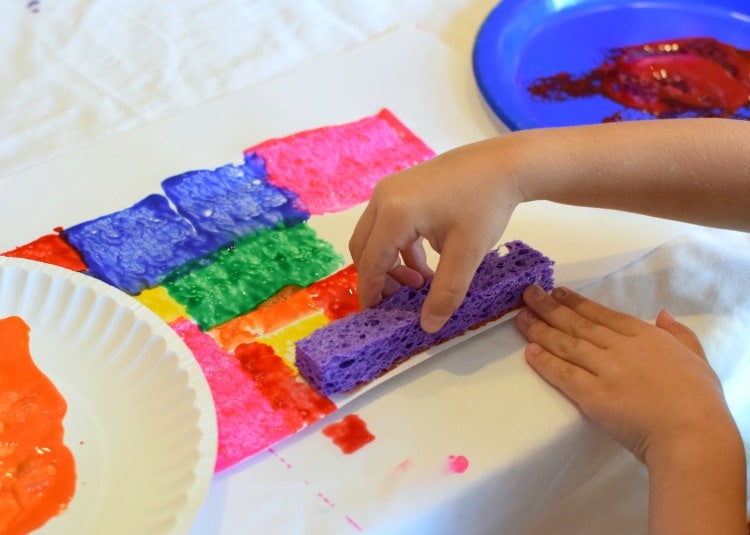 16 Fun Sponge Painting Shapes that Kids Will Love - illustrated