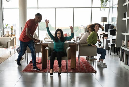 Musical Chairs Game with Family