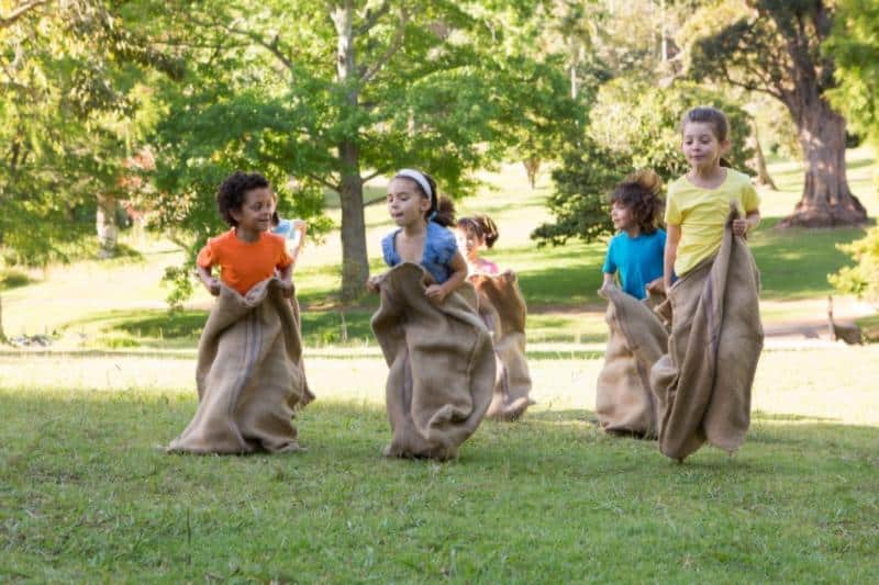 Sack race