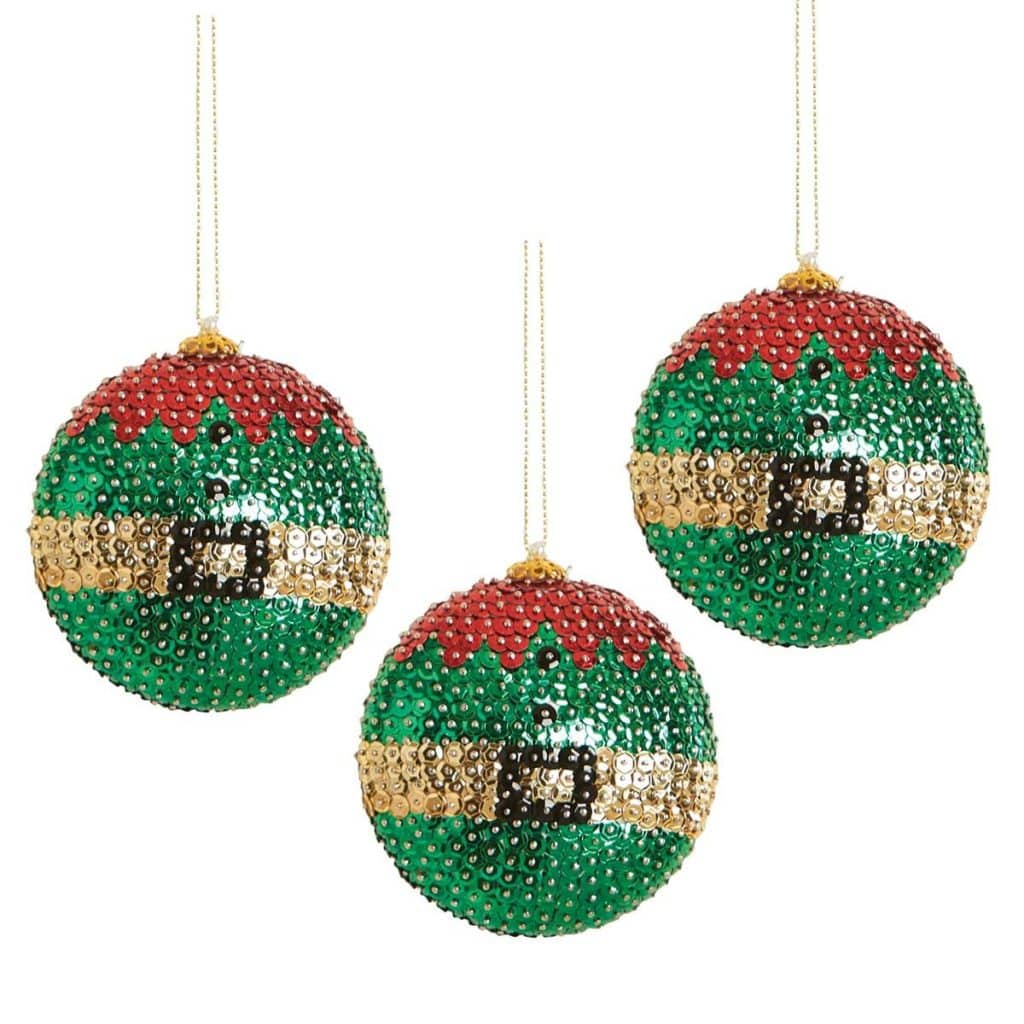 Sequin Embellished Ornaments