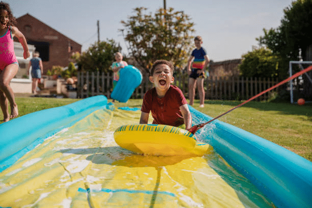 Slip and Slide party