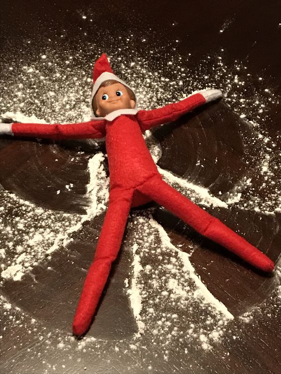 Snow Angel from Elf on a Shelf