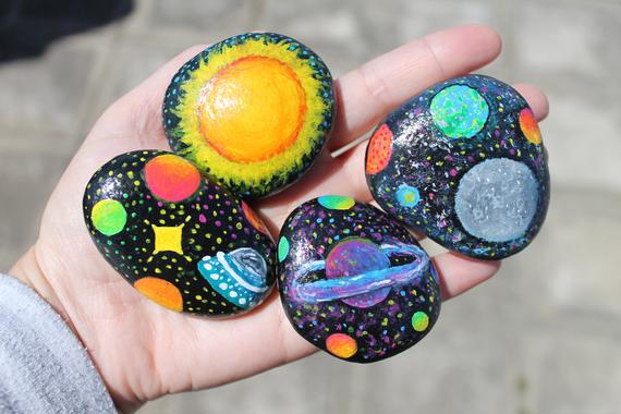Solar System - Themed Stone Art