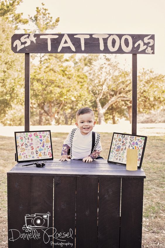 Temporary Tattoo Station