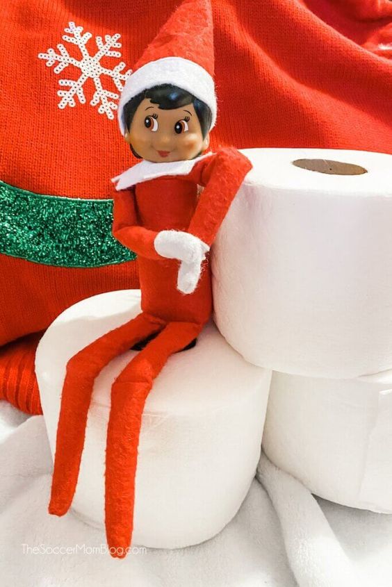 The Toilet Paper Shenanigans of Elf on a Shelf