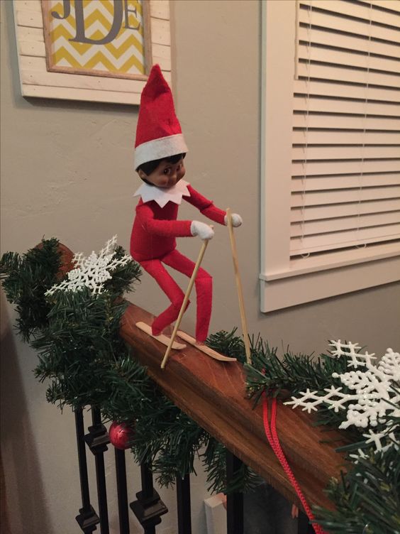 the Ski Adventure of Elf on a Shelf