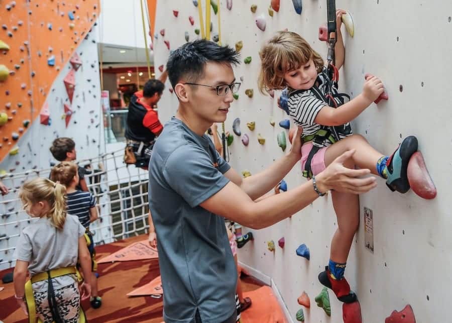 Climbing Wall Party