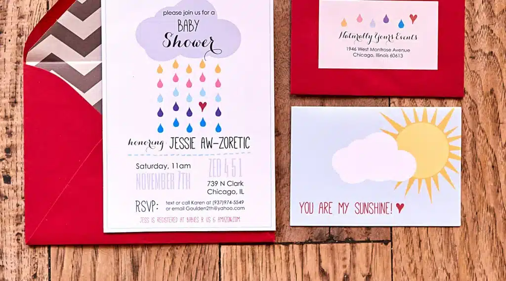 Timing Your Baby Shower Invitation