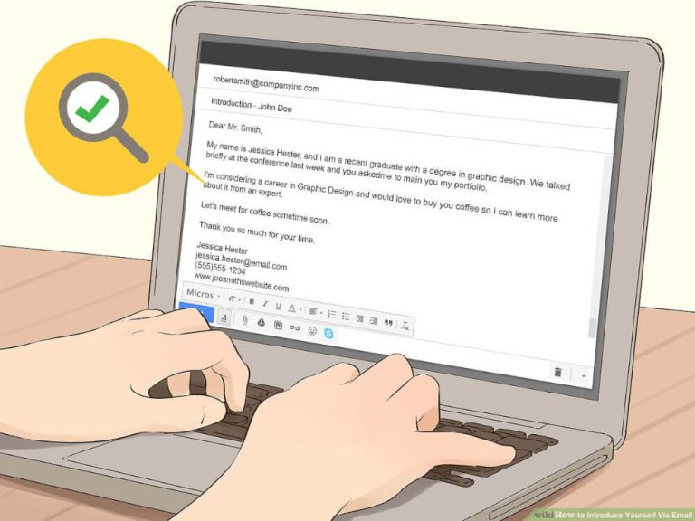 how to introduce yourself in an email
