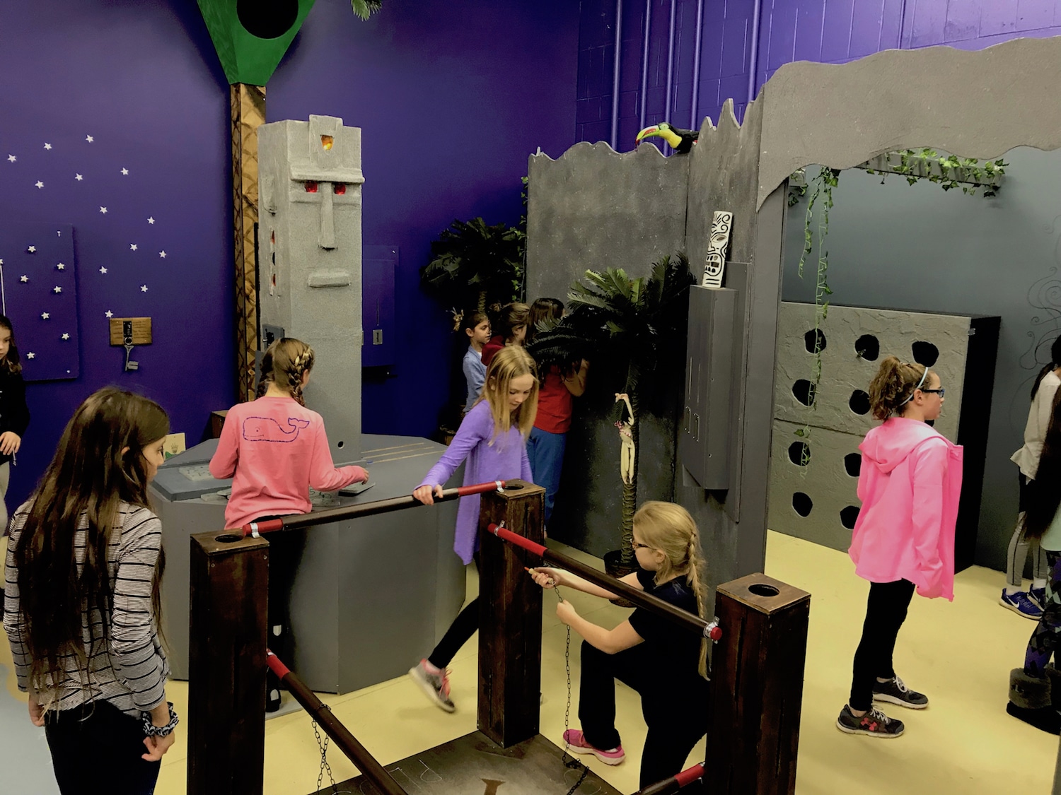 Children playing in a play area, following Clear Safety Guidelines and Provisions