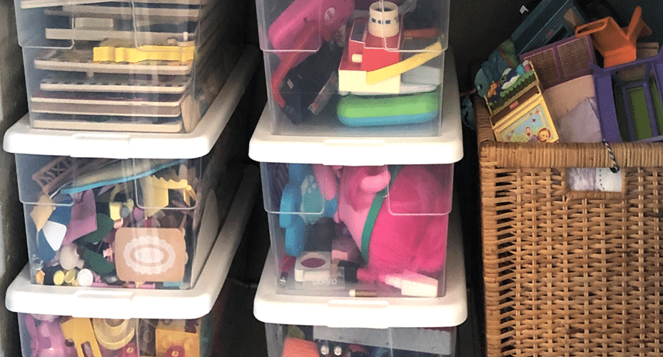 Coat Closet as Toy Storage