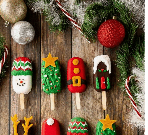Creating Holiday Popsicles