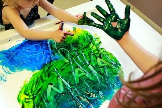What is Textured Finger Painting?
