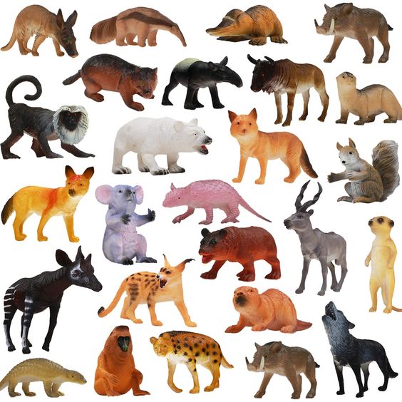 a collage of animals