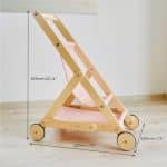Find the Right Size Wooden Doll Stroller for Your Child With Ease!