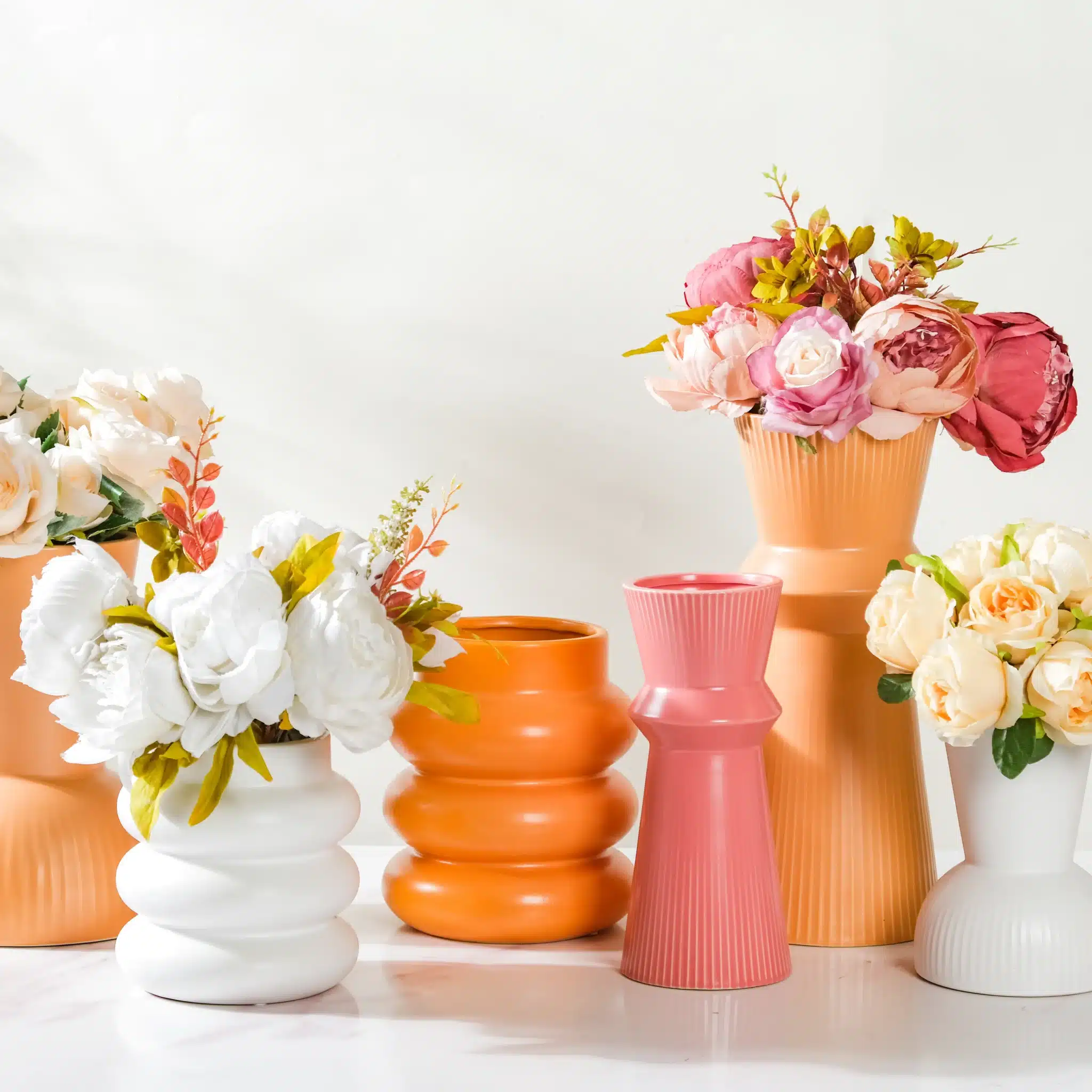 Utilize Vases as Individual Decorative Elements