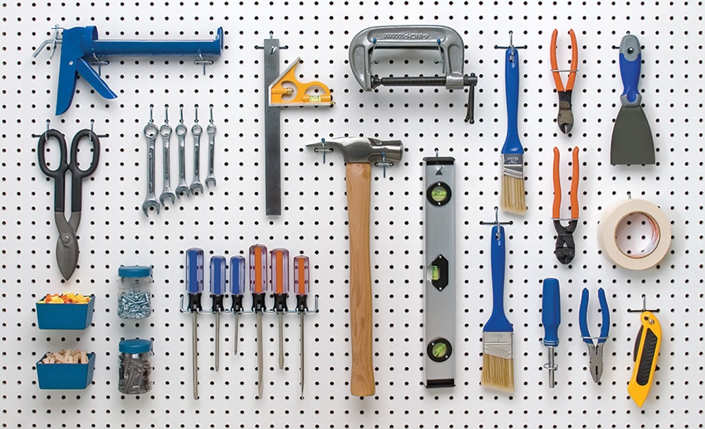 Position Tools on a Pegboard