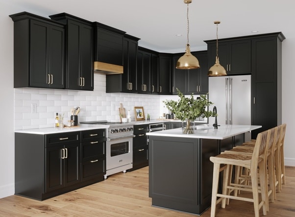 Black Kitchens Make Your House Look Different