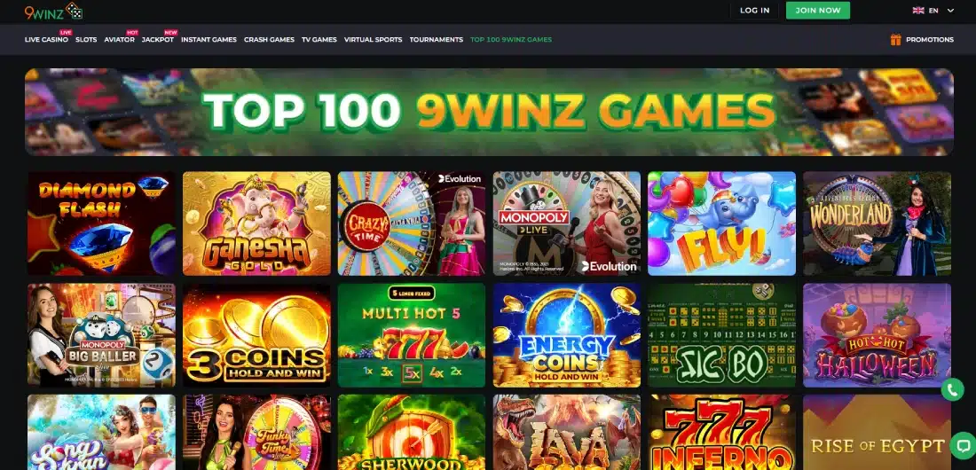 Real Money Gaming at 9 Winz India