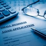 A snapshot of a small business loan application.