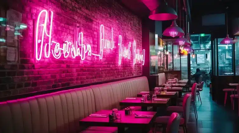 How Custom LED Neon Signs Are Redefining Restaurant Experiences