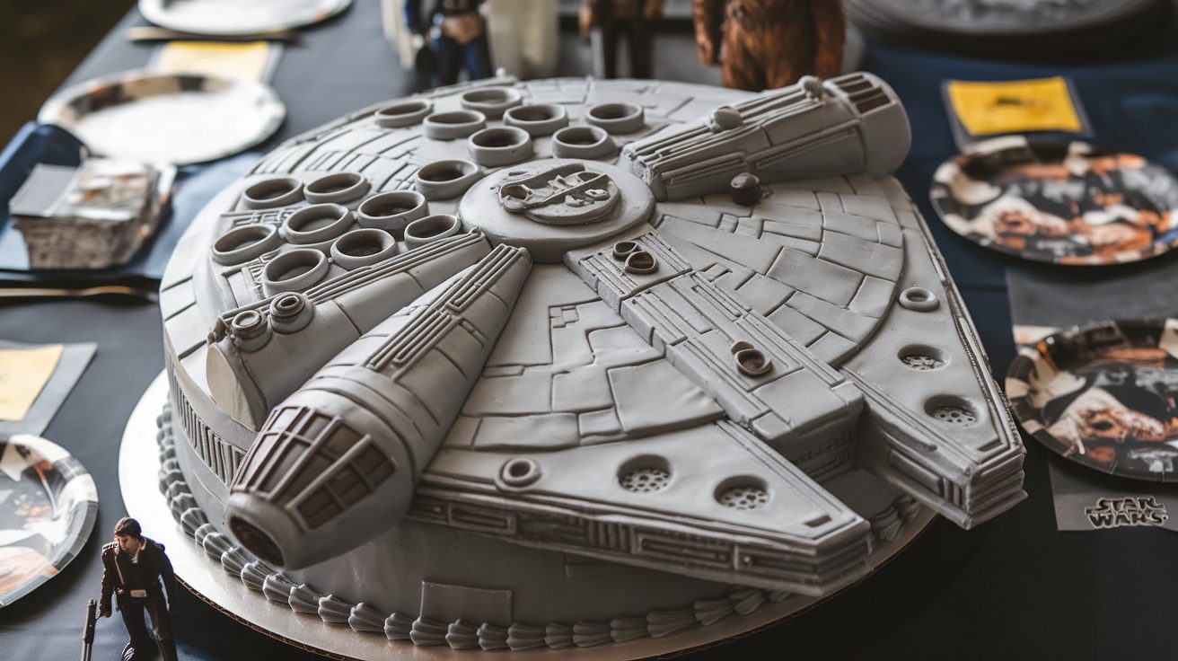 Millennium_Falcon_Cake