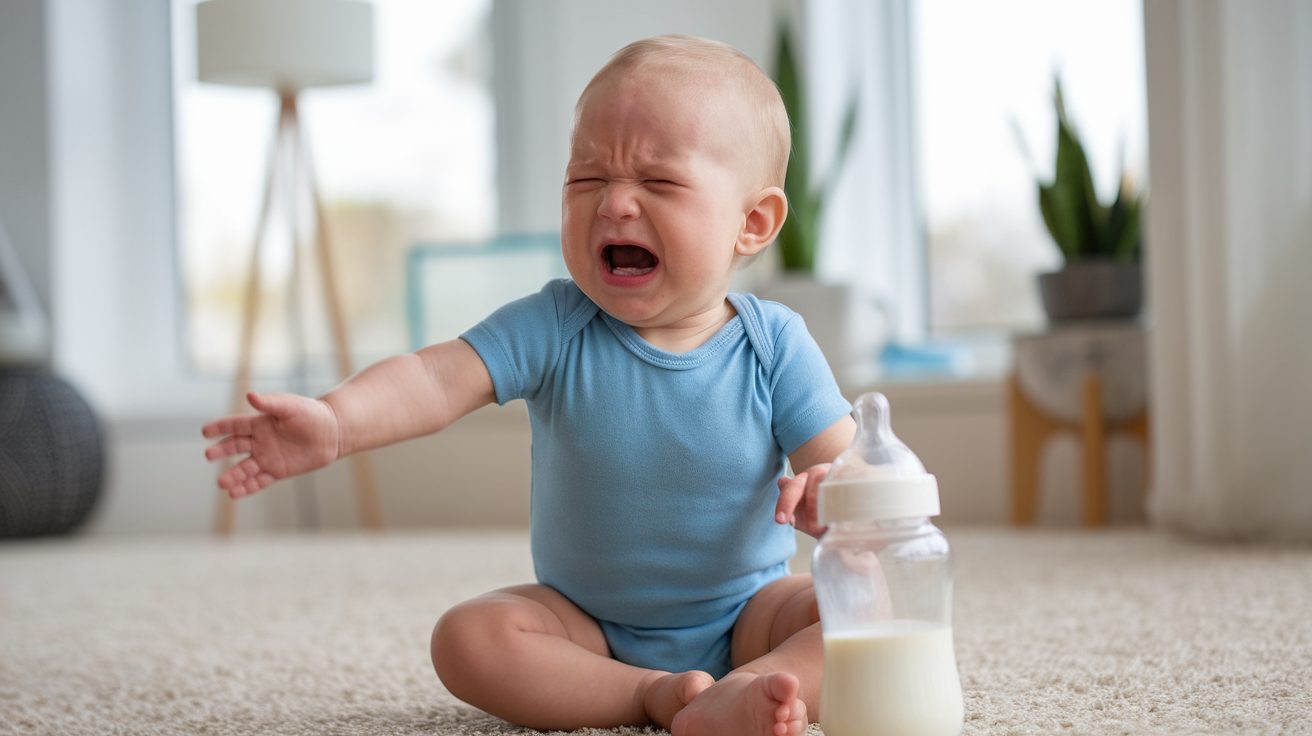 What is Squirming While Bottle Feeding?