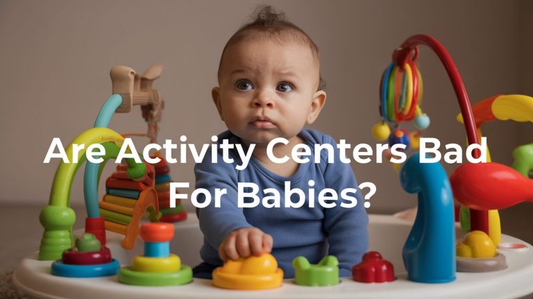 are activity centers bad for babies