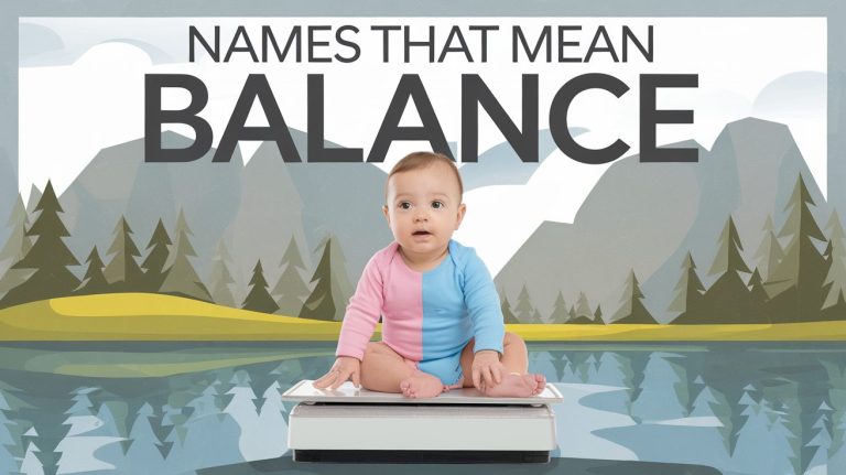 names that mean balance