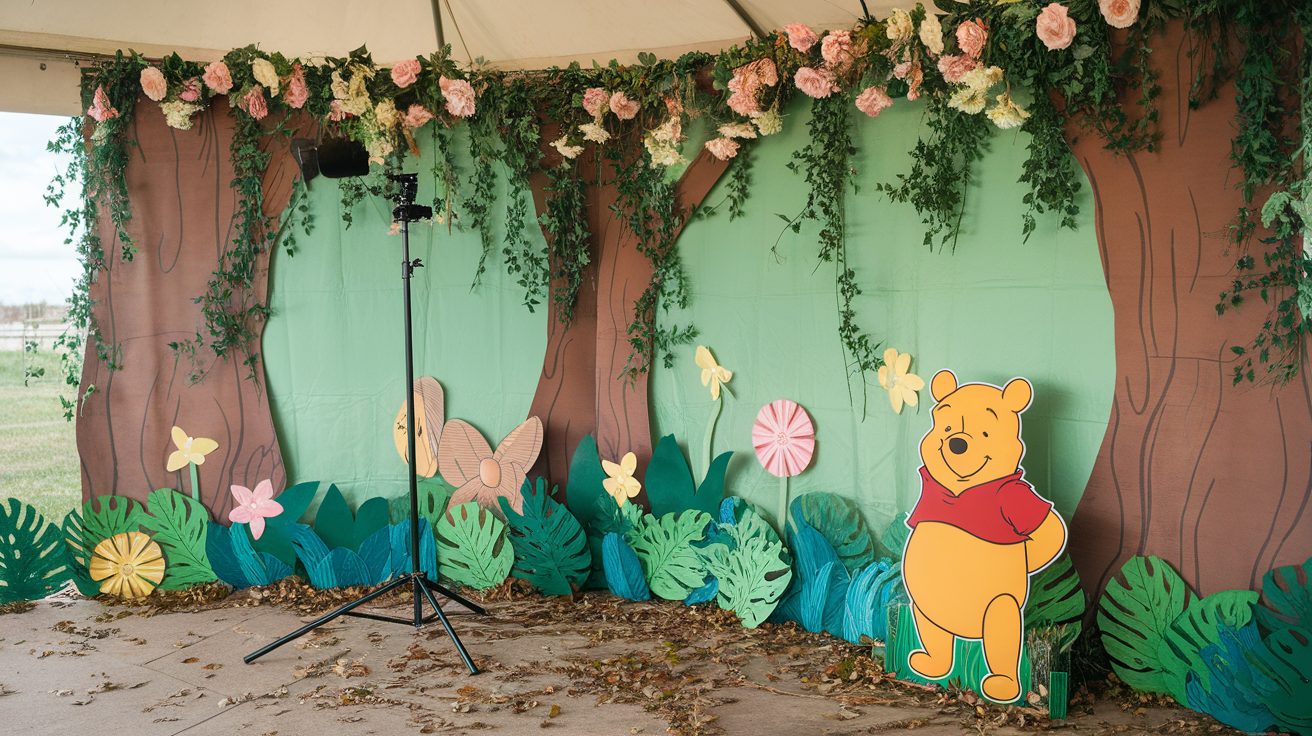 Floral_Hundred_Acre_Wood_Backdrop