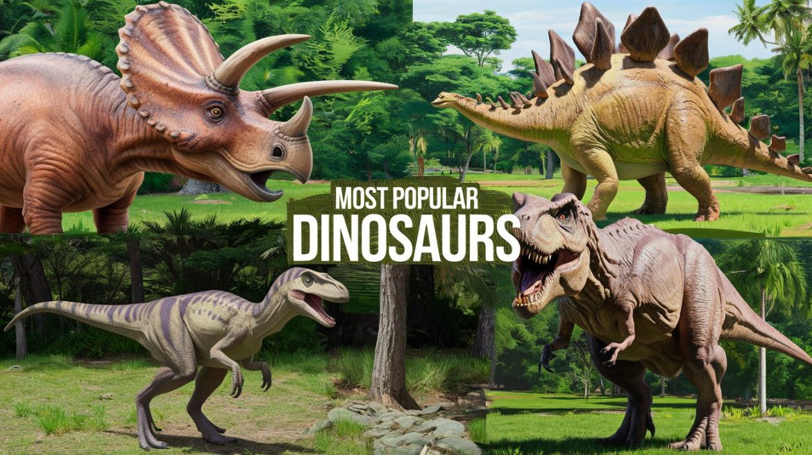 most popular dinosaurs