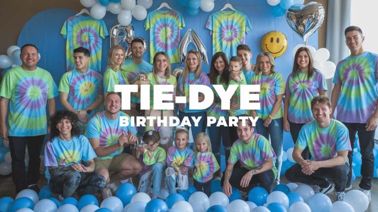 tie dye birthday party