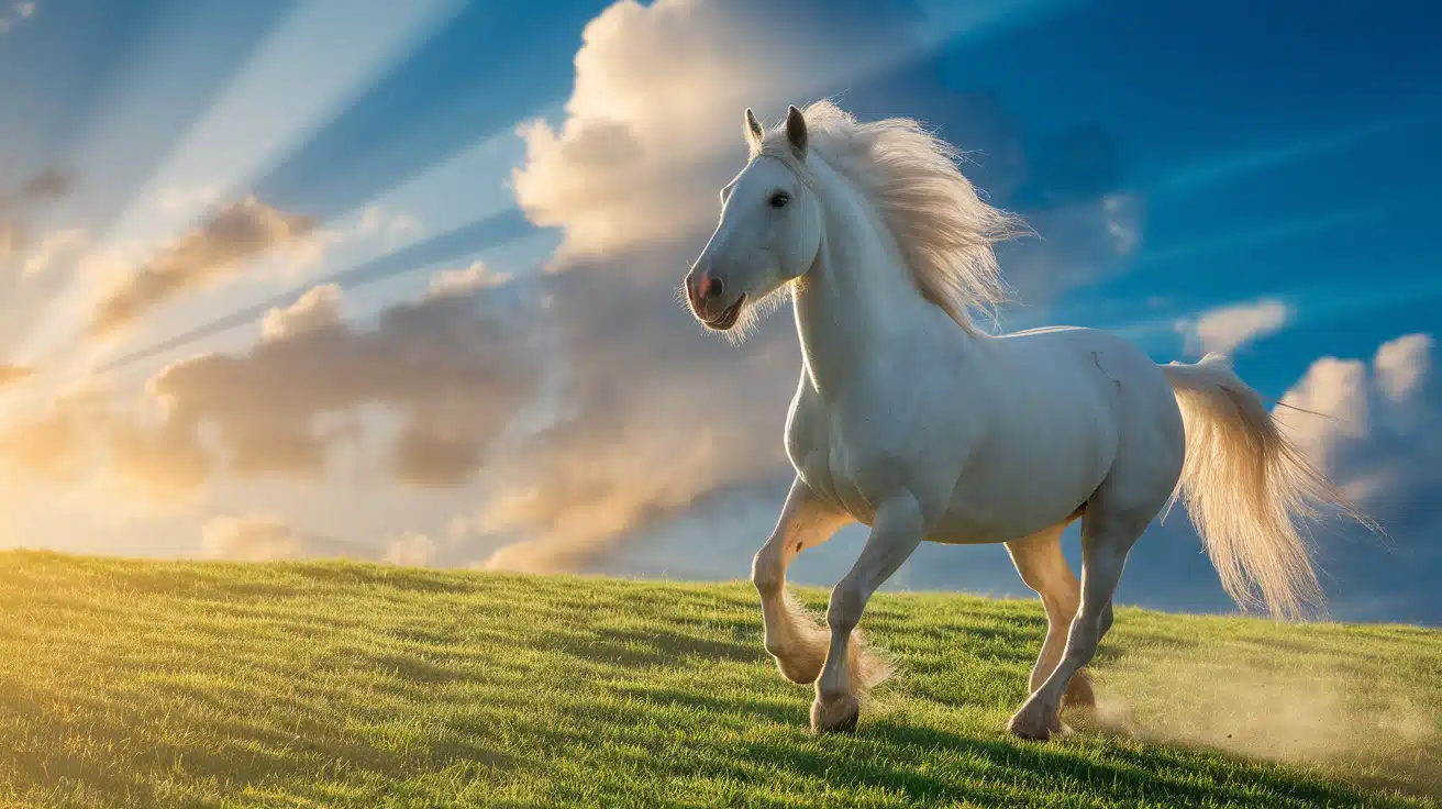 Cute and Playful Names for White Horses
