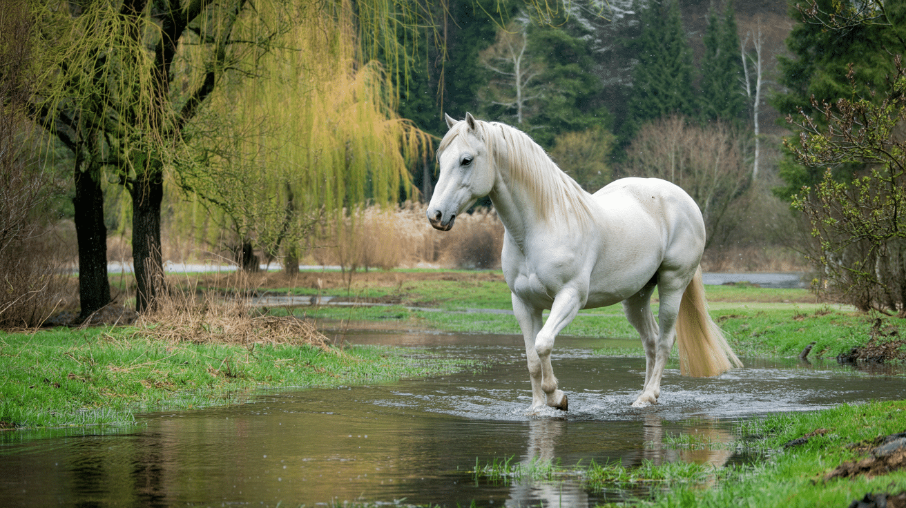 Nature-Inspired White Horse Names
