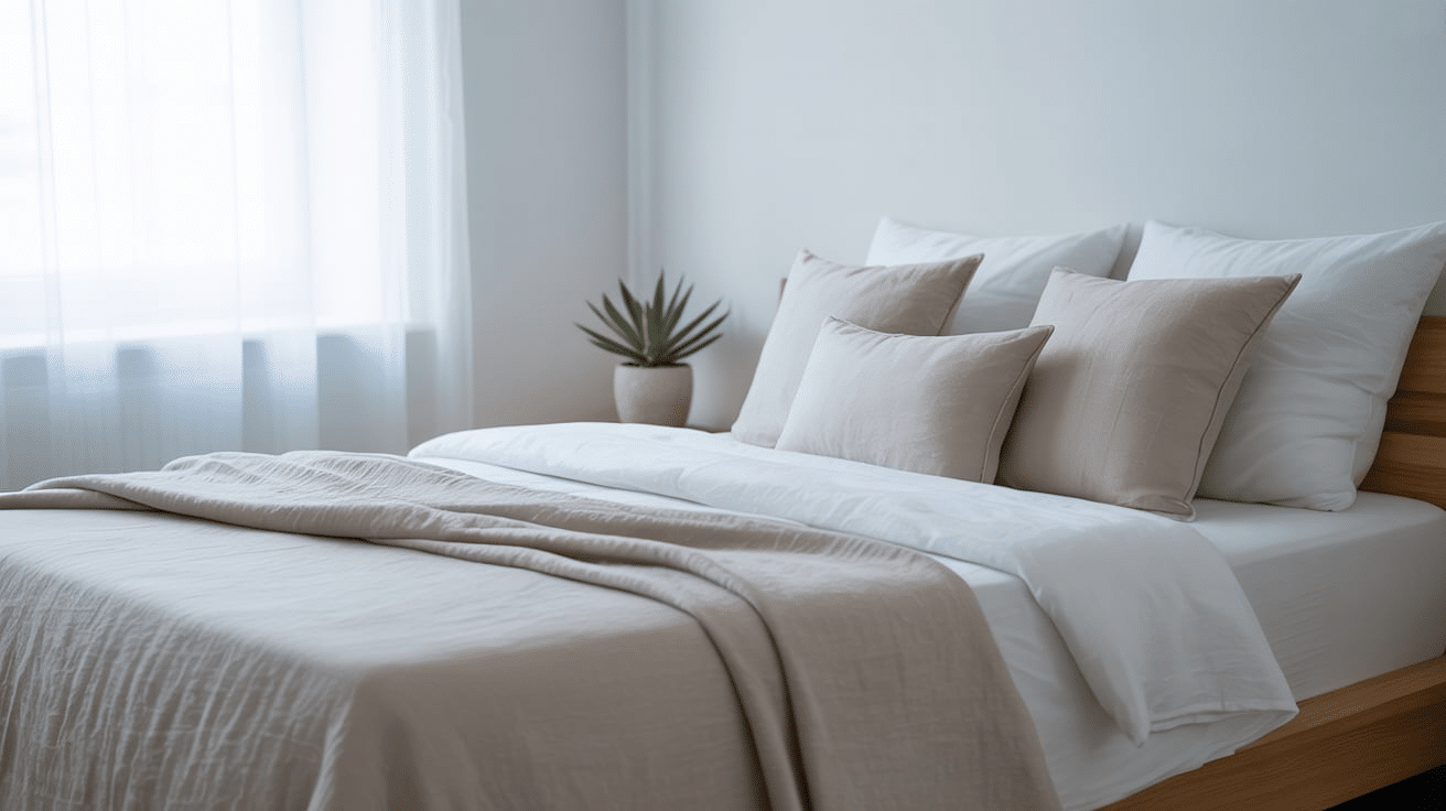 clean and clutter-free bedspace